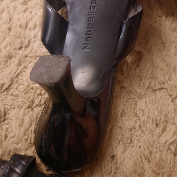 Two Black Sandal Heels Brighton and Naturalizer - Picture 2 of 7